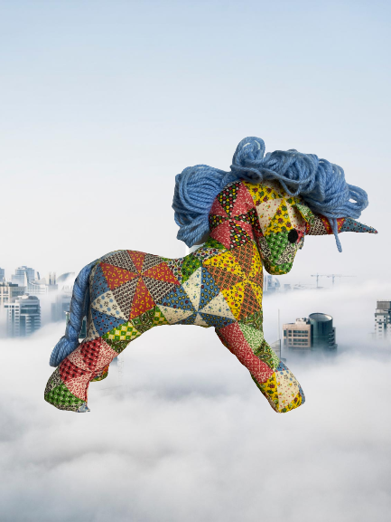 Fancy Work Patchwork Unicorn