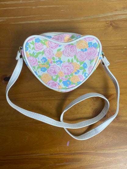 Tiny Floral Purse with Matching Mirror