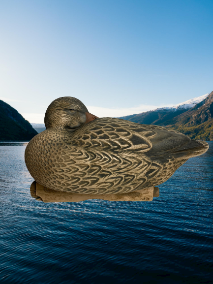 Ducks Unlimited Sleeping Mallord Decoy