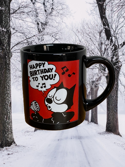 Vintage Felix the Cat Birthday Mug