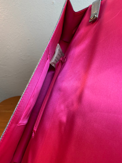 Paris Hilton Silver & Pink Shoulder Bag