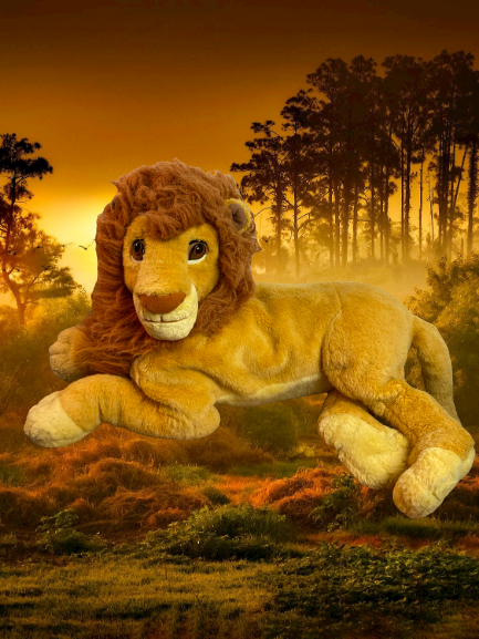 24" Vintage Mattel Lion King Plush