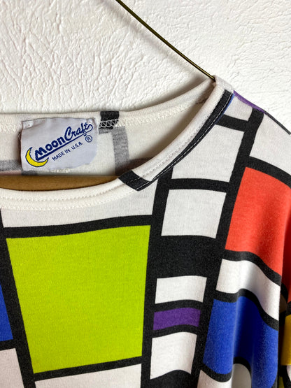 80's Mooncraft Colorful Block Shirt