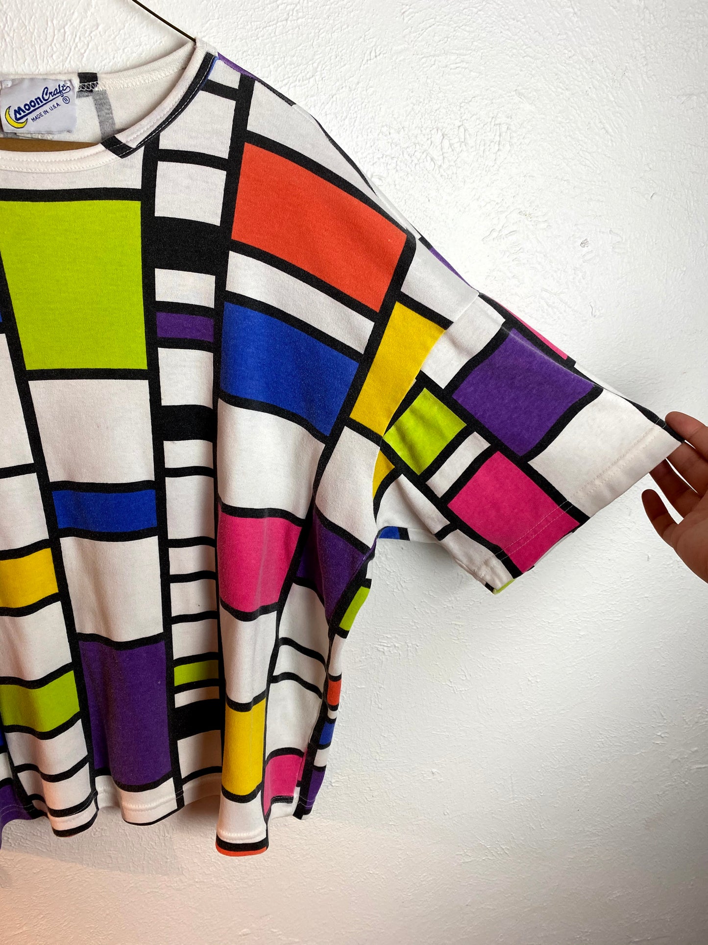 80's Mooncraft Colorful Block Shirt