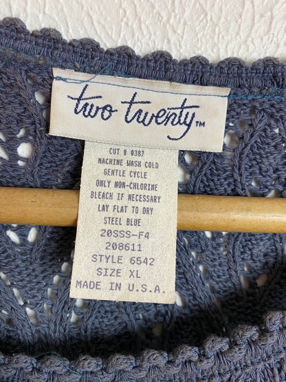 Two Twenty Loose Knit Grey Sweater