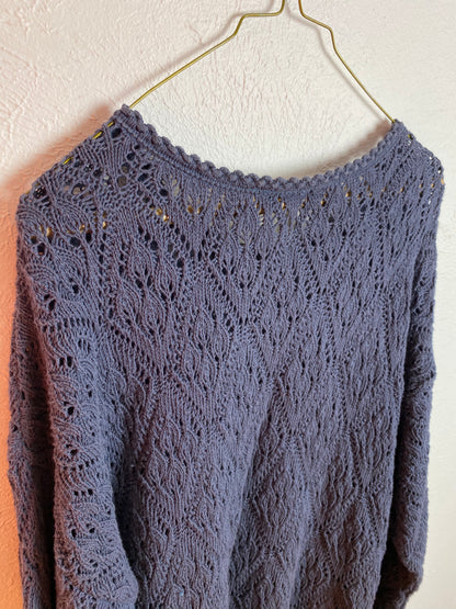 Two Twenty Loose Knit Grey Sweater