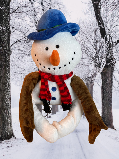 Huggable Snowman Plush Toy